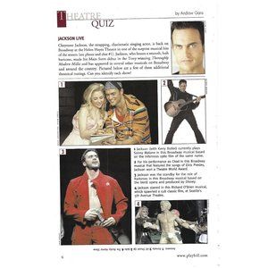 Theatre Quiz Jackson Live 2000s Print Ad